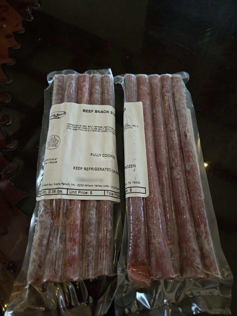 Snack sticks
