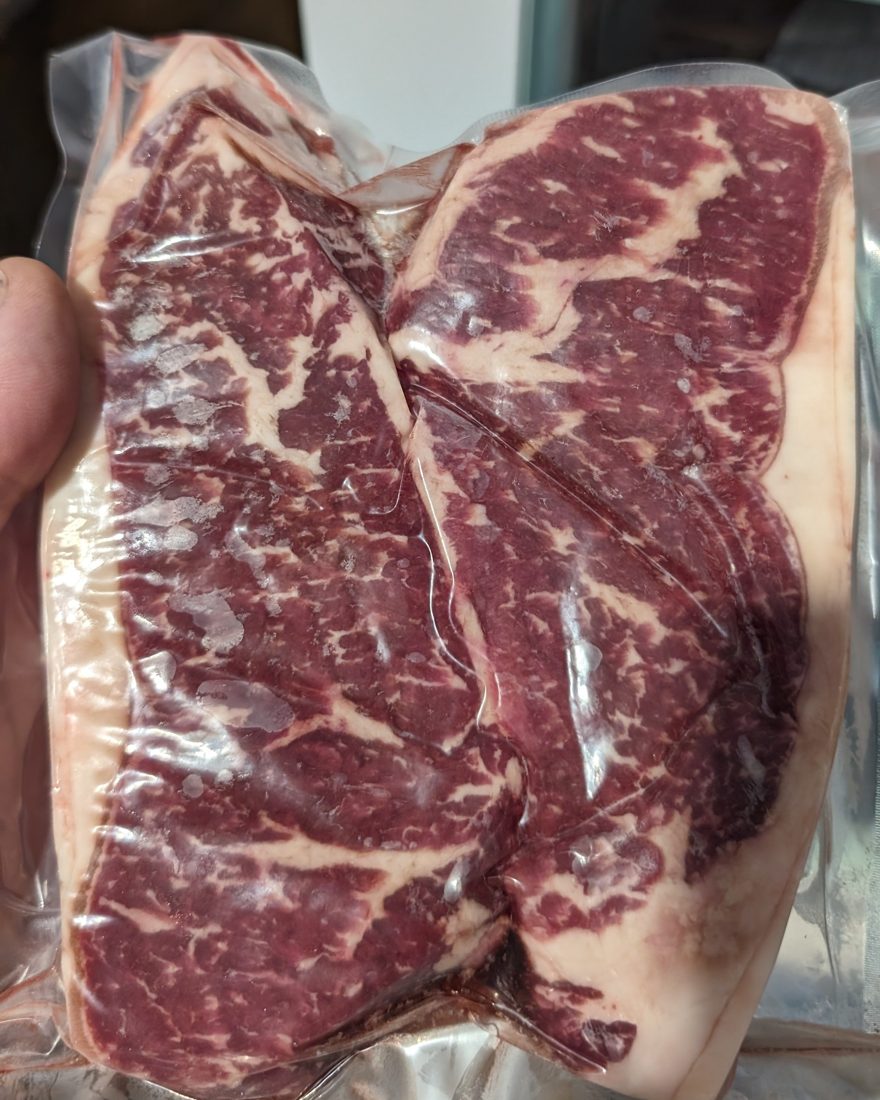 Steaks by the cut